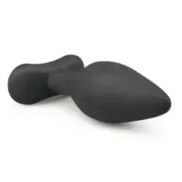 Medium Zwarte Siliconen Buttplug
