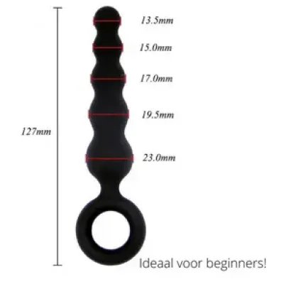 Buttplug Rocket 127mm Siliconen