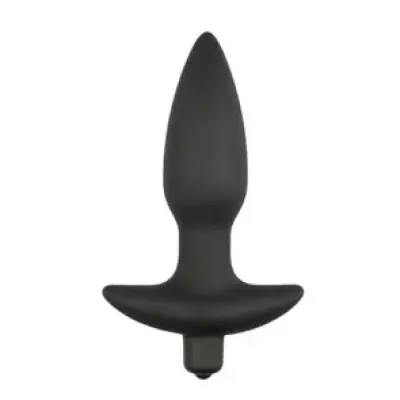 Vibrerende klassieke Buttplug Zwart