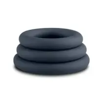 Boners 3-Delige Cockring Set - Grijs