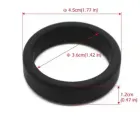 Siliconen Cockring Breed soft stretch