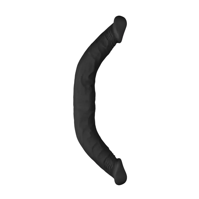 Realrock Realistische Dubbele Dildo - 46cm Black
