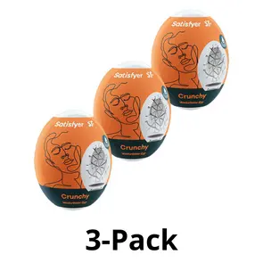 Masturbator Egg Crunchy 3pack