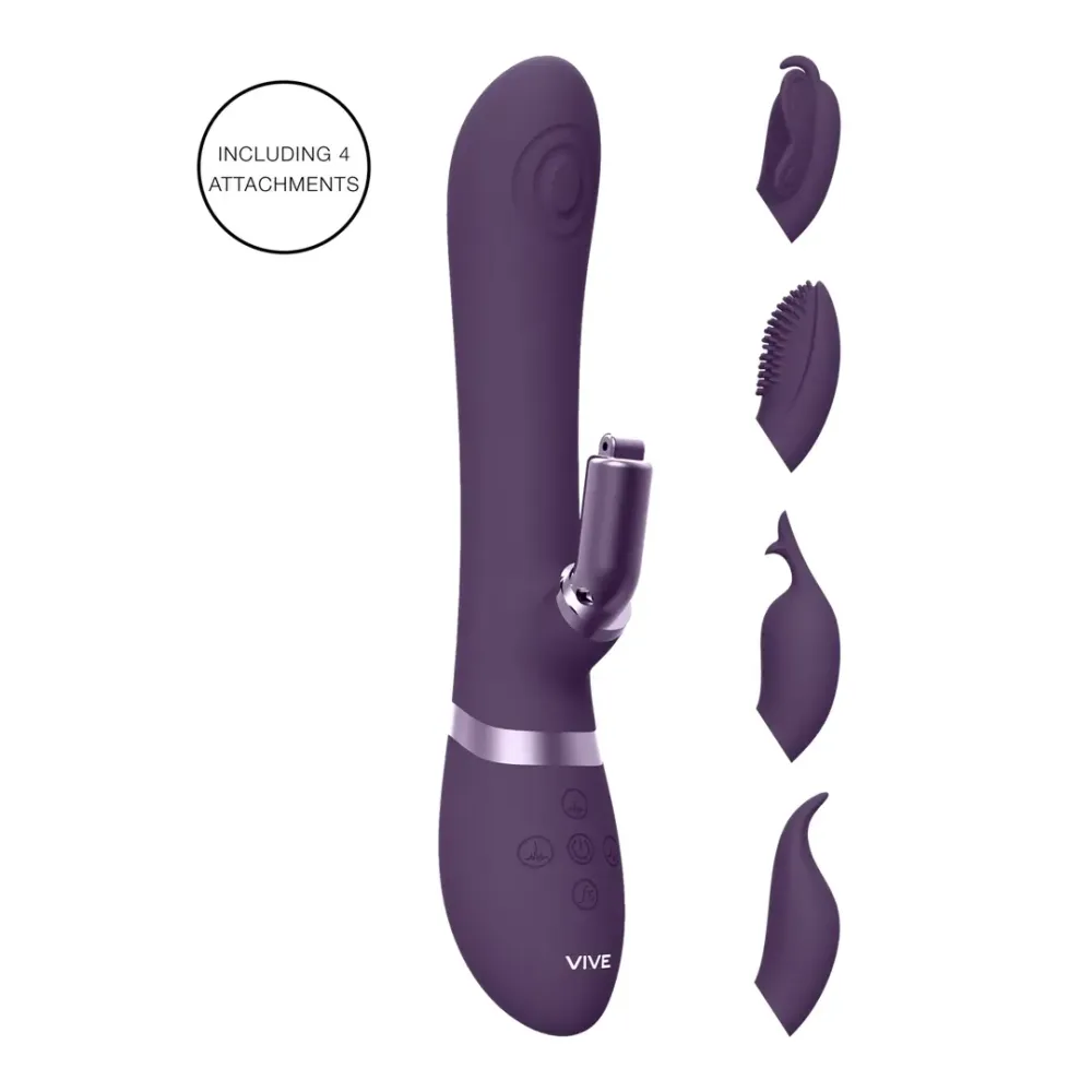 Vive Etsu Pulse Wave G-Spot Rabbit Vibrator Paars