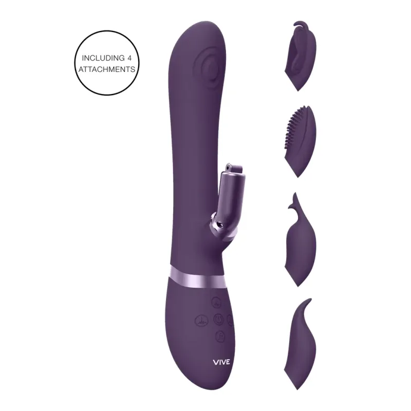 Vive Etsu Pulse Wave G-Spot Rabbit Vibrator Paars