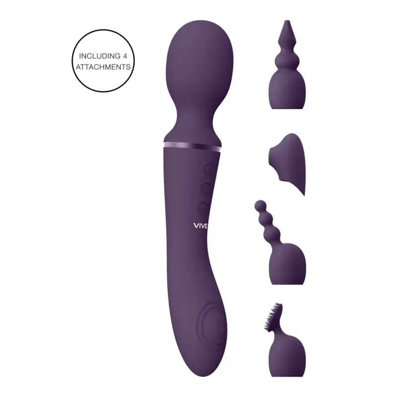 Vive Nami Wand Vibrator met Pulse Wave Paars