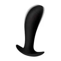 Silicone postate vibrator with remote control
