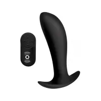 Silicone postate vibrator with remote control