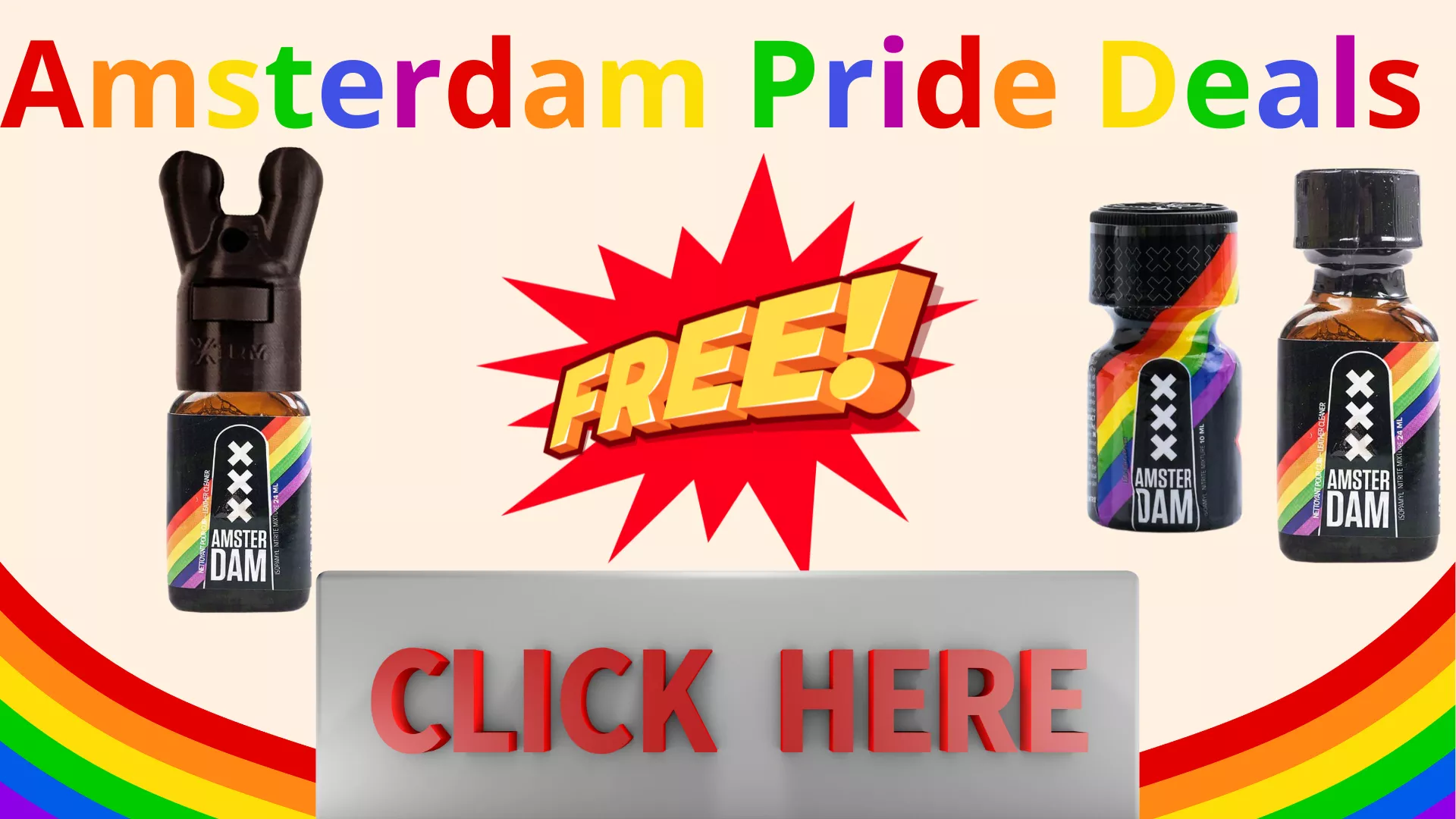 Poppers aanbiedingen kopen voor Amsterdam Pride